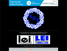 Tablet Screenshot of lei.com
